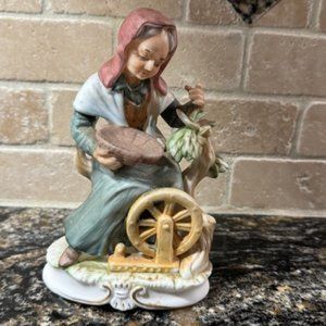 Vintage 1950's Napcoware Porcelain Woman Figurine C-6141